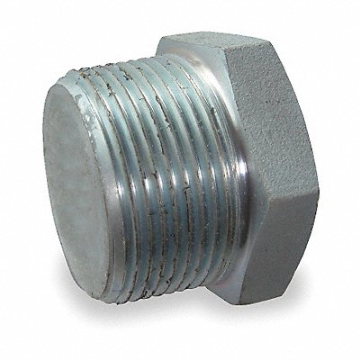 GRAINGER 1MPL7 Hex Head Plug Forged Steel 3/4 in