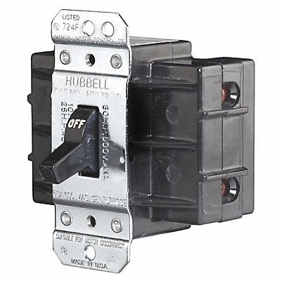 HUBBELL KELLEMS HBL7862D ManualMotorSwtch No Enclosure Toggle Switch