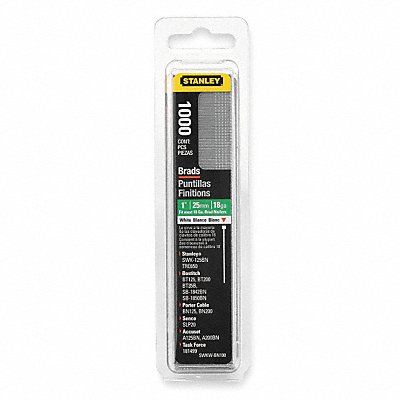 STANLEY SWKWBN100 Nails 1 in 18 ga PK1000