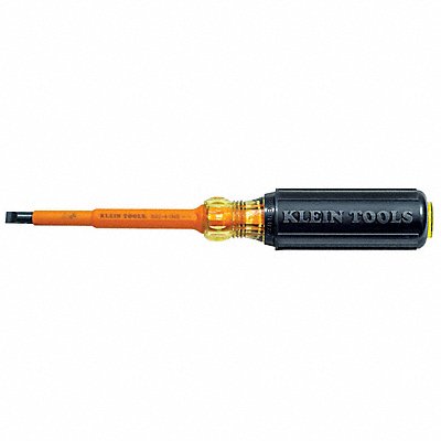 KLEIN TOOLS 6024INS Insulated Slotted Screwdriver 1/4 in