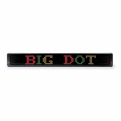 ADAPTIVE MICRO SYSTEMS 10381113 Message Display Sign 45-5/8 W x 4 H