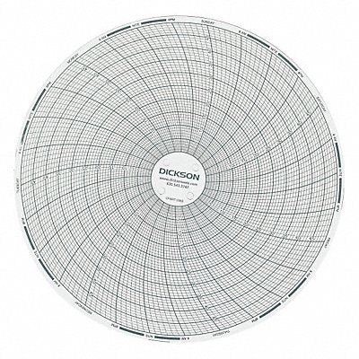 DICKSON C663 Circular Paper Chart 7 day 60 pkg