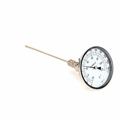 GRAINGER 1NGF4 Bimetal Thermometer 5 In Dial 0 to 250F