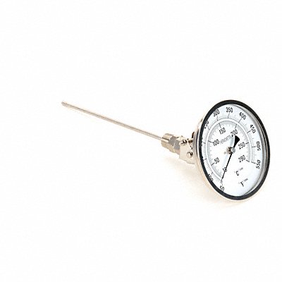 GRAINGER 1NGF5 Bimetal Thermometer 5 In Dial 50 to 550F