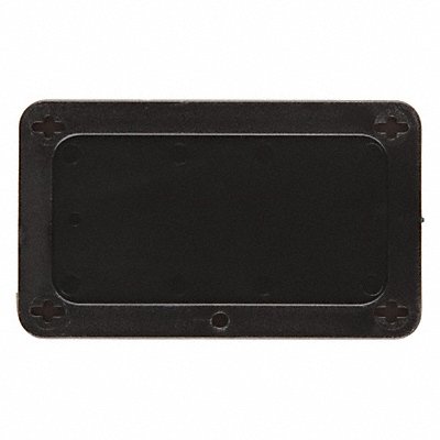 BRADY 41920 Blank Tag Plastic 2 1/5in H 3 5/7in W Blck