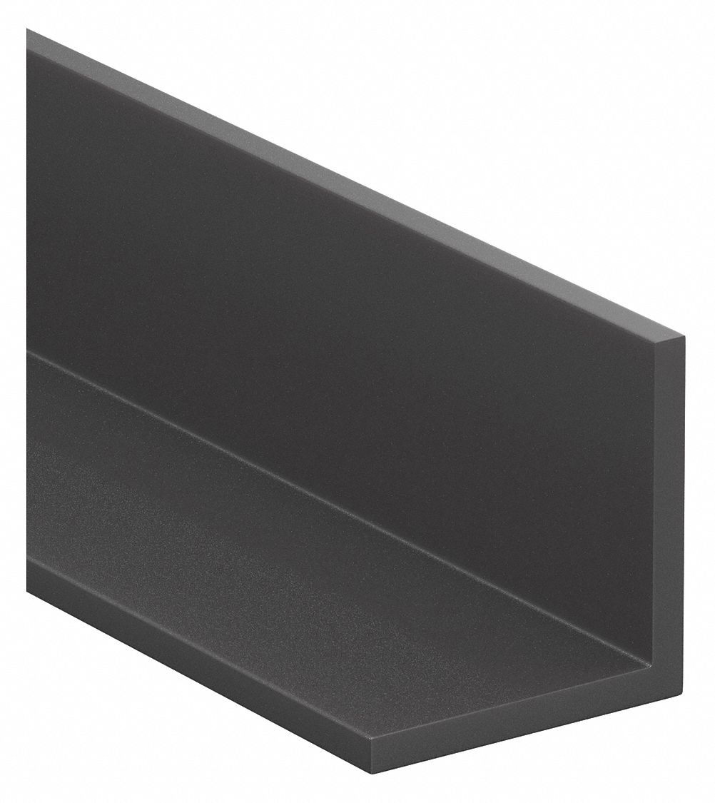 GRAINGER 1NTY2 K6899 Angle PVC T1 5ftL 0.125 T 1 x1 Leg