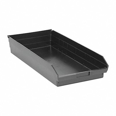 QUANTUM STORAGE SYSTEMS QSB116BR Shelf Bin Black Polypropylene 4 in