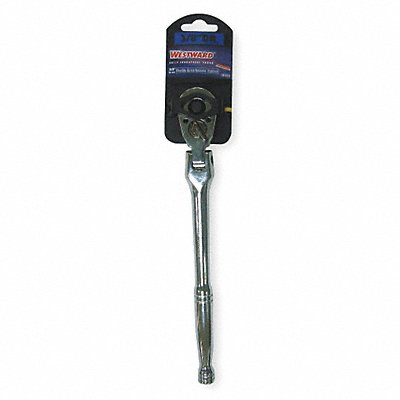 WESTWARD 1NUD5 Hand Ratchet 9 1/2 in Chrome 3/8 in