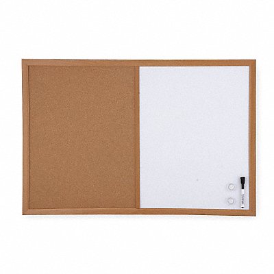 GRAINGER 1NUL9 Combination Bulletin Board 24H x 36W In