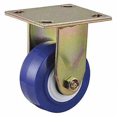 GRAINGER 1NUW9 Standard Plate Castor Rigid 600 lb.