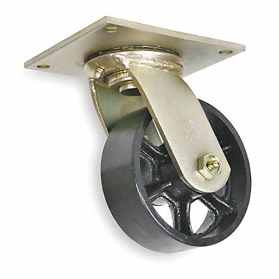 GRAINGER 1NVH4 Standard Plate Castor Swivel 1200 lb.
