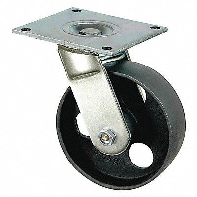 GRAINGER 1NVR1 Standard Plate Castor Swivel 1200 lb.