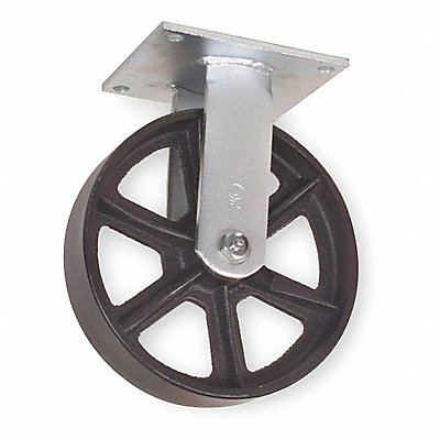 GRAINGER 1NVR6 Standard Plate Castor Rigid 1200 lb.