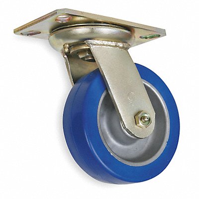 GRAINGER 1NVX2 Standard Plate Castor Swivel 1750 lb.