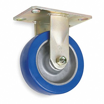 GRAINGER 1NVX3 Standard Plate Castor Rigid 1750 lb.