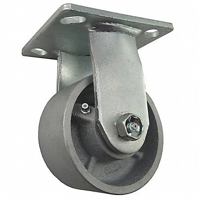 GRAINGER 1NWH8 Standard Plate Castor Rigid 700 lb.
