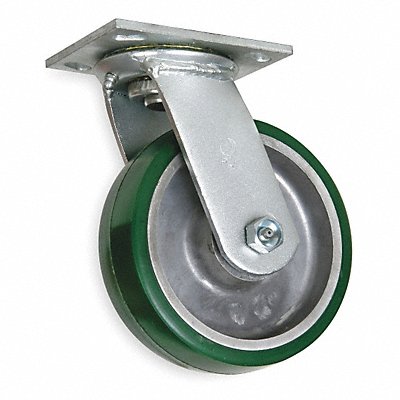 GRAINGER 1NWK1 Standard Plate Castor Swivel 700 lb.