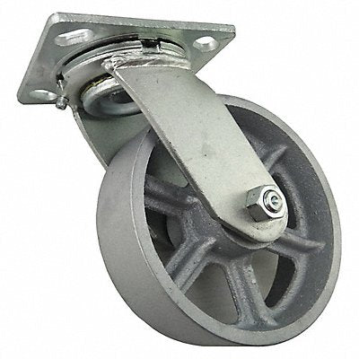 GRAINGER 1NWL6 Standard Plate Castor Swivel 1200 lb.