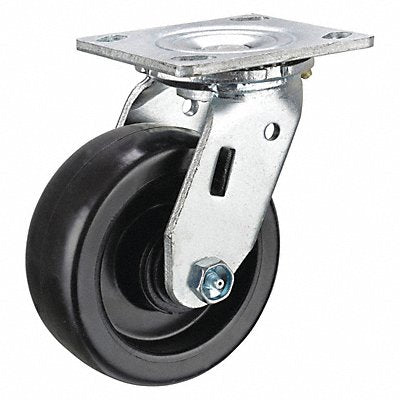 GRAINGER P21SNG080R14 Standard Plate Castor Swivel 1250 lb.