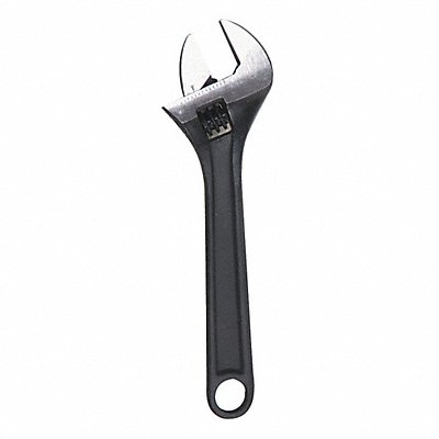 WESTWARD 1NYB5 Adjustable Wrench Steel Black Phosphate 15