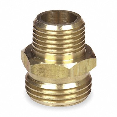 WESTWARD 1P654 Garden Hose Adaptor 1/2 x3/4 NPTxNH