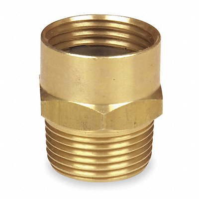 WESTWARD 1P723 Garden Hose Adaptor 3/4 x3/4 NPTxNH