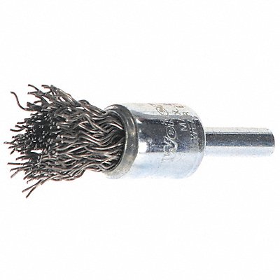 WEILER 93452 Crimped Wire End Brush Carbon Steel