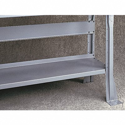 TENNSCO S96 Lower Shelf 96 W x 14 D x 1 in H Grey