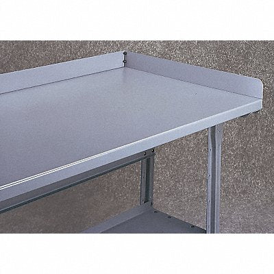 TENNSCO SB3072 Side and Back Rail Kit 72Wx30Dx3 H Grey