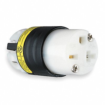 LEGRAND PS5469XGCM Ground Continuity Monitoring Straight Blade Connector Blk 2P3W Nyl 6-20R