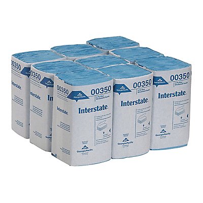 GEORGIA-PACIFIC 350 Paper Towel Sheets Blue 250 00350 PK9