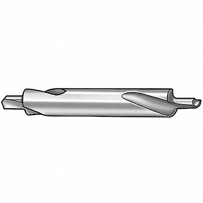 GRAINGER 39100 Drill/Countersink Bit 1/8 In Dx2 In L