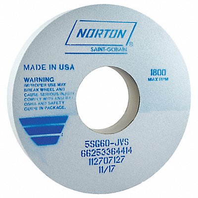 NORTON 66253364414 Grinding Wheel T1 14x2x5 CA 60G Med Blue
