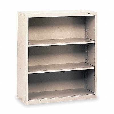TENNSCO B42LG Welded Steel Bookcase 40in 3 Shelf Grey