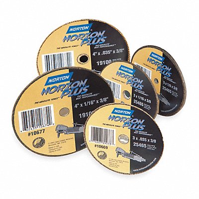 NORTON 66243510671 Cut Off Wheel 3/8 Connect NorZonPlus5SGZ