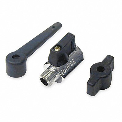 GRAINGER 1PZB5 Manual 2-Way Ball Valve NPT Brass