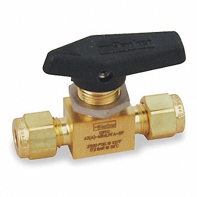 PARKER 6ZMB6LPFABP Manual 2-Way Ball Valve Comp Brass