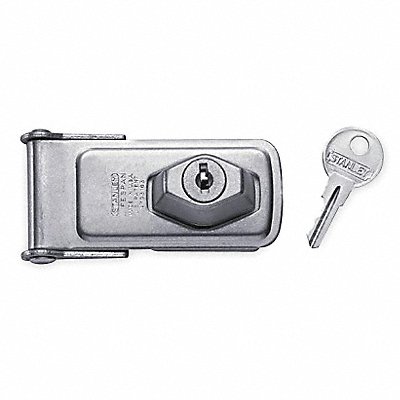 GRAINGER 1RBJ9 Locking Hasp Steel 3-1/2 L