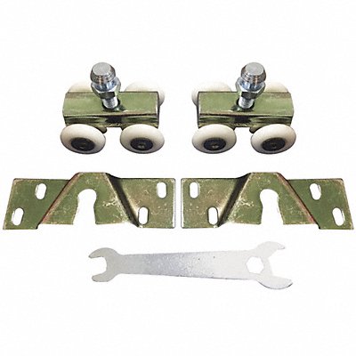 GRAINGER 1RBL8 Hanger Replacement Zinc 4 Wheels