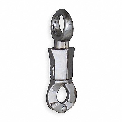 GRAINGER 1RCC6 Fixed Eye Panic Snap Bolt Chrome