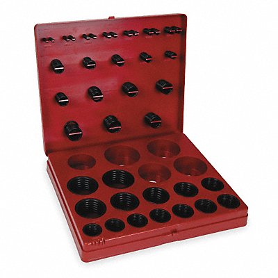 GRAINGER 1RGZ2 O-Ring Assortment Viton 461 Pcs 33 Sizes