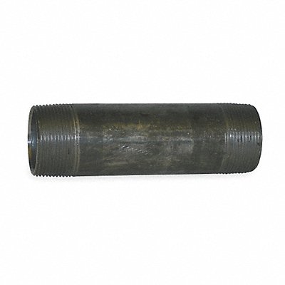 GRAINGER 82714 Black Pipe Nipple Threaded 1-1/4x10 In