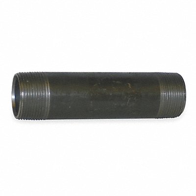 GRAINGER 82804 Black Pipe Nipple Threaded 1-1/2x3 In