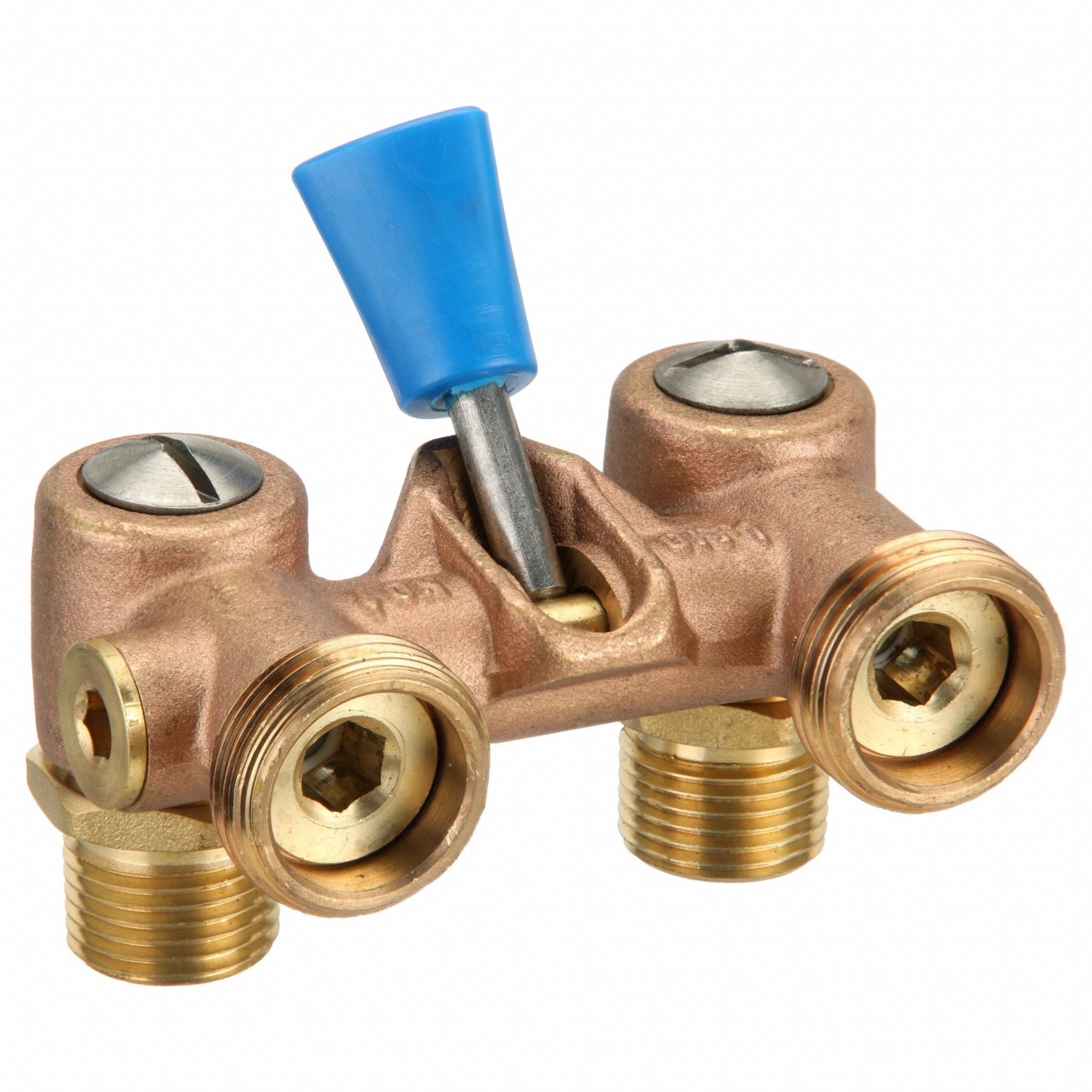 GRAINGER 1RLR9 Washing Machine Valve Dual 1/2 In