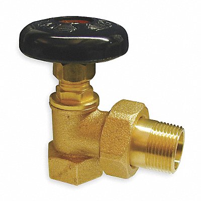 GRAINGER 109314 Steam Radiator Valve 3/4 NPT Hand Wheel