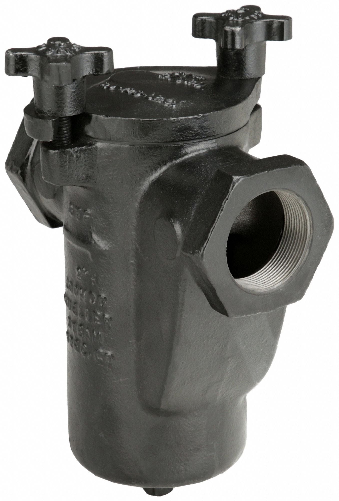 MUELLER STEAM SPECIALTY 114125 Basket Strainer, Cast Iron, Single, NPT, 1/2 in, 0.0620 in, 200 psi