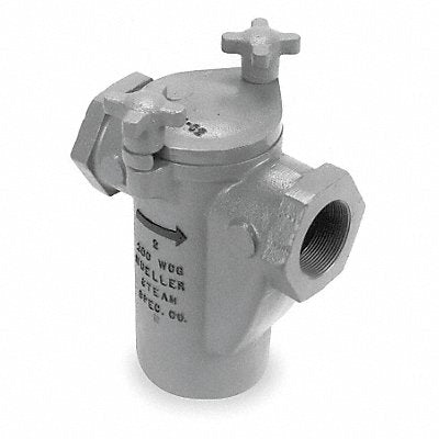 MUELLER STEAM SPECIALTY 12125S Basket Strainer, Stainless Steel, Single, NPT, 3/8 in, 0.0620 in, 285 psi