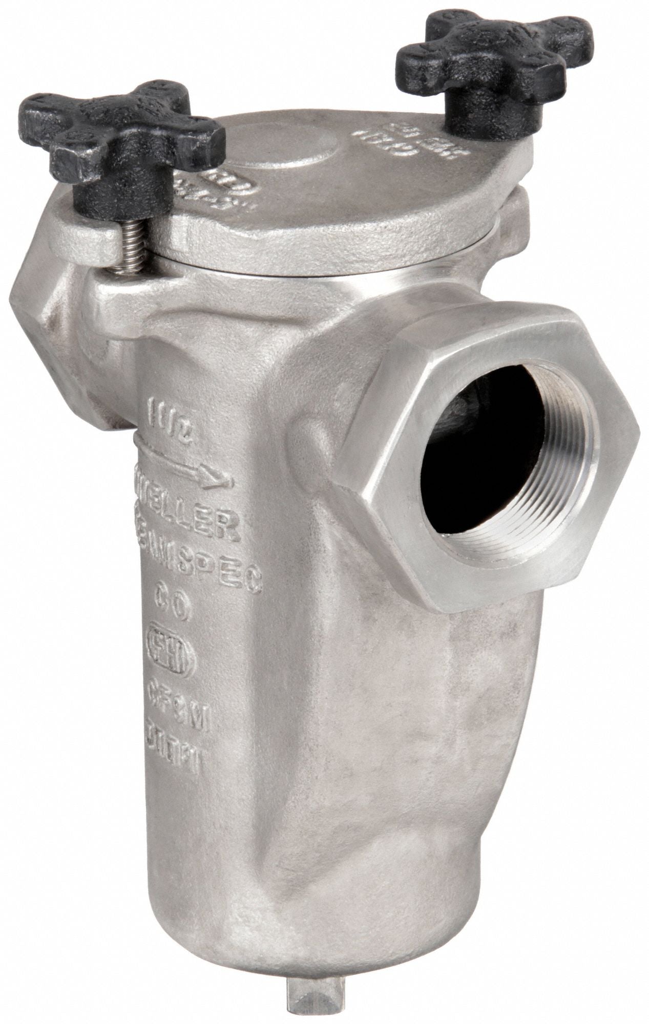 MUELLER STEAM SPECIALTY 2125SS Basket Strainer, Stainless Steel, Single, NPT, 3/4 in, 0.0620 in, 285 psi