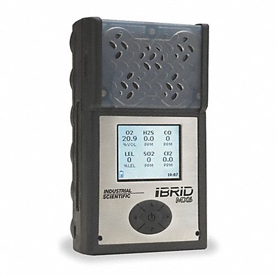INDUSTRIAL SCIENTIFIC MX6K1230301 Multi-Gas Detector 4 Gas -4 to 131F LCD
