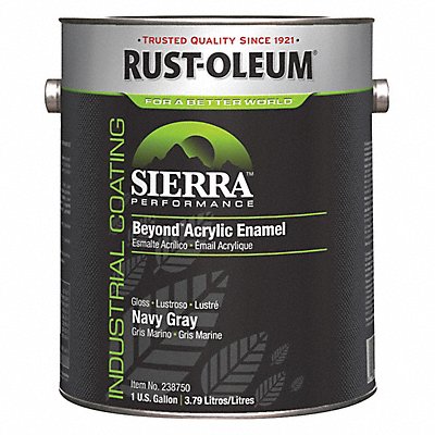 RUST-OLEUM 238750 Acry Enamel Navy Grey Beyond Gloss 1gal